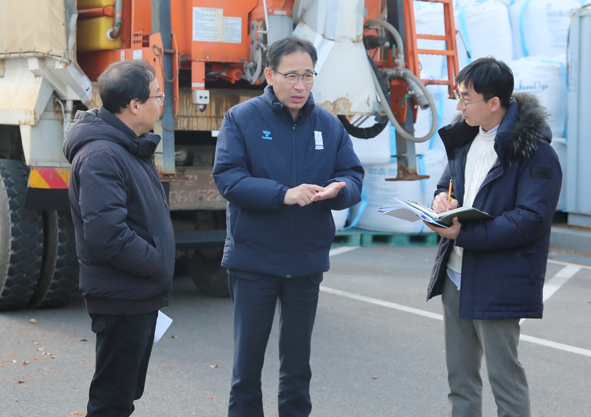 설해대비 전진기지 현장점검1번 사진